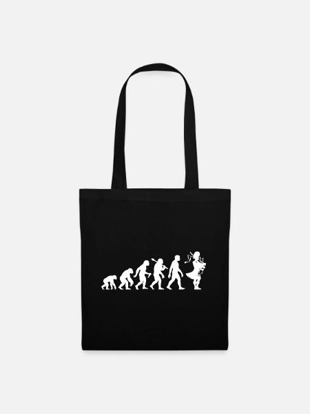 Dudelsack Evolution Für Dudelsackspieler - Stoffbeutel - Schwarz