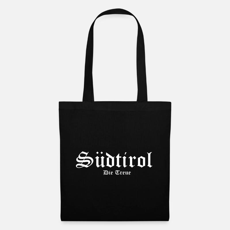 Südtirol - Stoffbeutel - Schwarz
