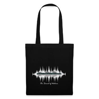 The Sound of Nature - Heartbeat of Nature outdoor - Tote Bag - black - Front