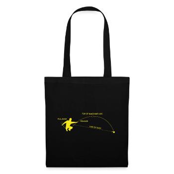 Boule motif explanation Pentanque litter - Tote Bag - black - Front