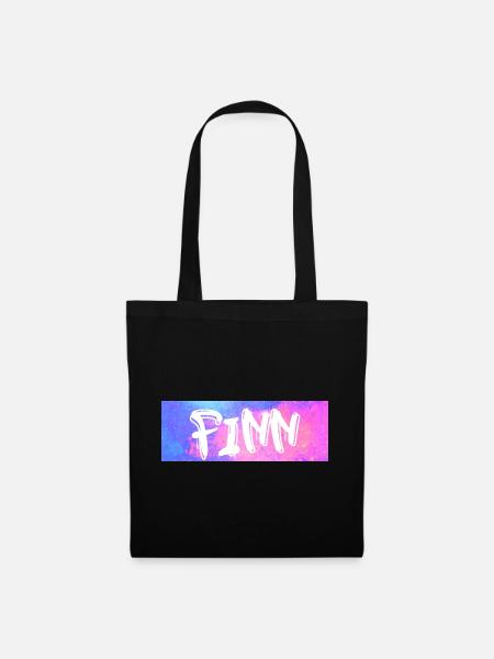 Finn: Neon-Graffiti Galaxie - Stoffbeutel - Schwarz