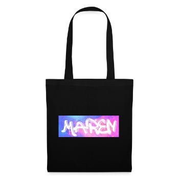 Maren Name Geschenk Geschenkidee Galaxie - Stoffbeutel - Schwarz - Vorne