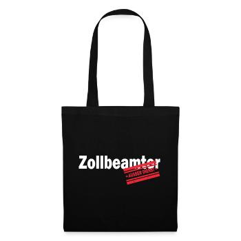Zollbeamter Zoll Rente Ruhestand Geschenk - Stoffbeutel - Schwarz - Vorne