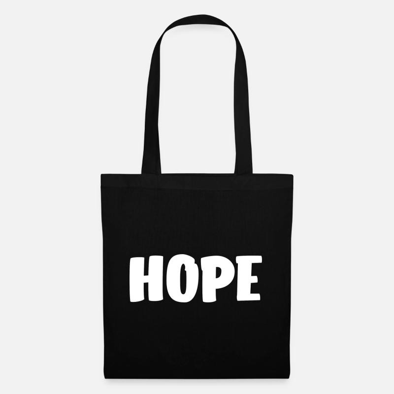 Hope - Stoffbeutel - Schwarz