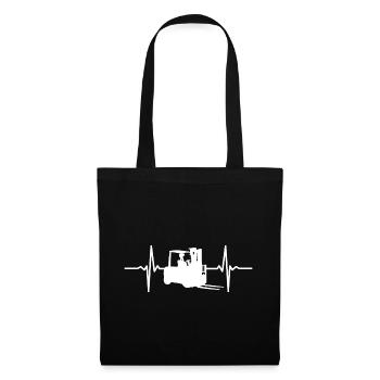 Conducteur de chariot élévateur Opérateur de chariot élévateur élévateur - Sac en tissu - noir - Devant