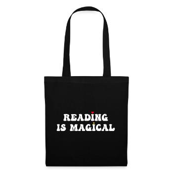 Reading Is Magical - Stoffbeutel - Schwarz - Vorne