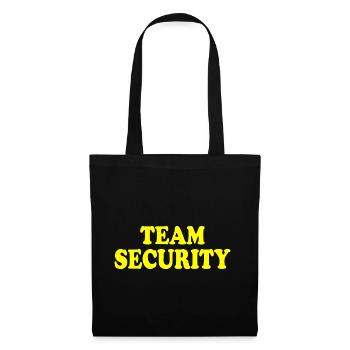 Team security - Tote Bag - black - Front