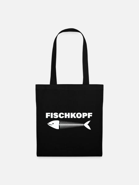 FISCHKOPF - Stoffbeutel - Schwarz