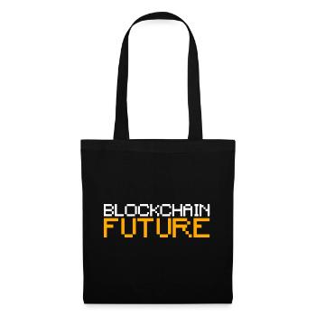 Blockchain Future Bitcoin - Stoffbeutel - Schwarz - Vorne