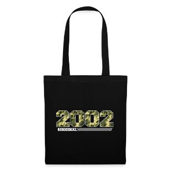 2002 Cadeau Anniversaire Vintage 2002 Armée - Sac en tissu - noir - Devant
