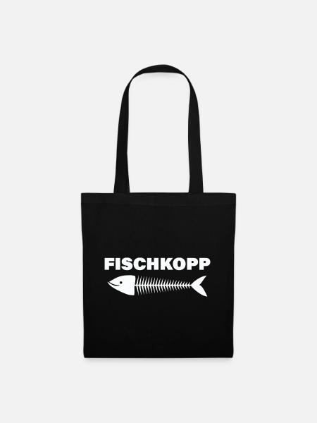 FISCHKOPP - Stoffbeutel - Schwarz