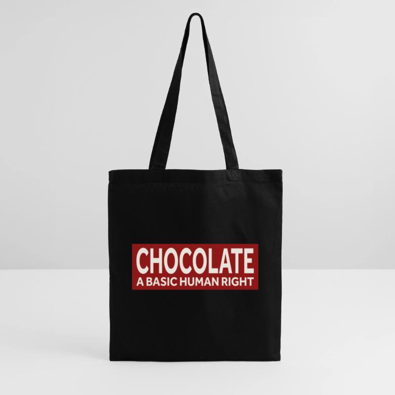 CHOCOLATE - A BASIC HUMAN RIGHT Stoffbeutel