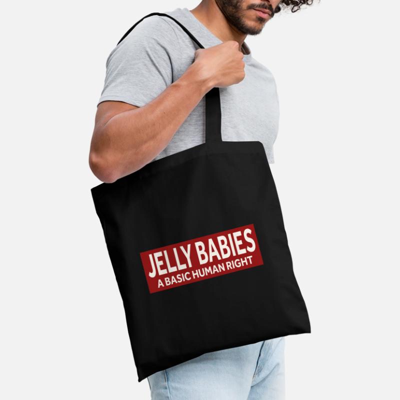 JELLY BABIES - A BASIC HUMAN RIGHT Stoffbeutel