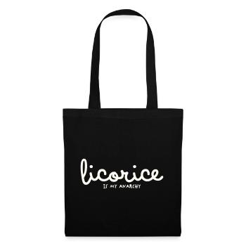 LICORICE IS MY ANARCHY - Tote Bag - black - Front