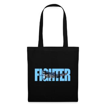 Chasseur F4U Corsair - Sac en tissu - noir - Devant