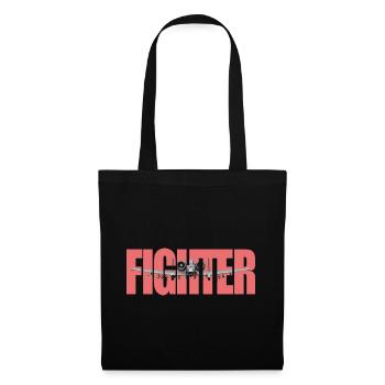 Fighter A-10 Thunderbolt II - Tote Bag - black - Front