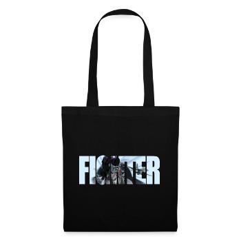 Combattant - Sac en tissu - noir - Devant
