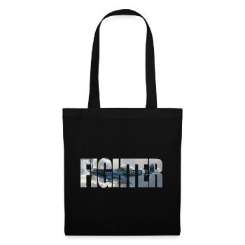 Fighter Spitfire - Tote Bag - black - Front