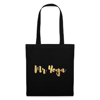 Mr. Yoga Partner Look Or Exclusif Couple Homme Homme - Sac en tissu - noir - Devant