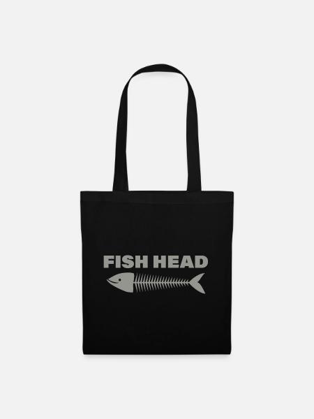 FISH HEAD - Stoffbeutel - Schwarz