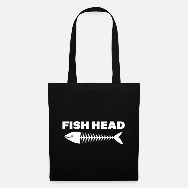 FISH HEAD - Stoffbeutel - Schwarz