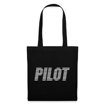 Pilot - Stoffbeutel - Schwarz - Vorne