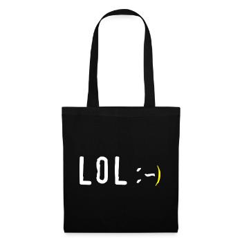 lol - Sac en tissu - noir - Devant