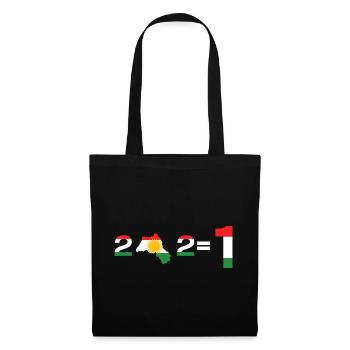 Kurdistan 2+2= 1  - Stoffbeutel - Schwarz - Vorne