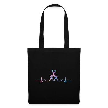 Cheerpom pom girls Mom Cheerleading - Sac en tissu - noir - Devant