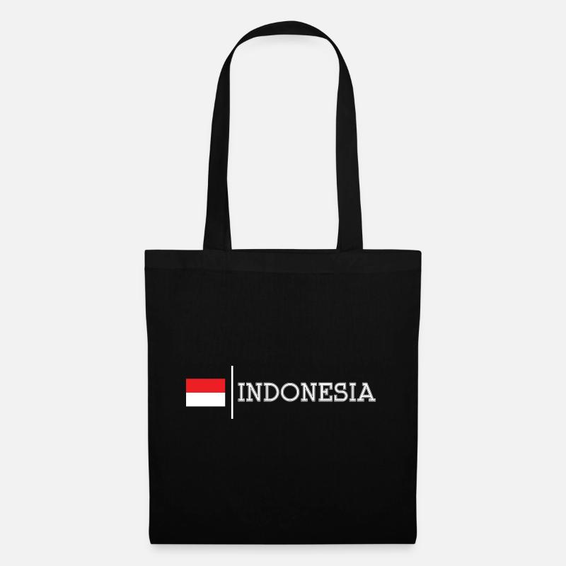 indonesien - Stoffbeutel - Schwarz