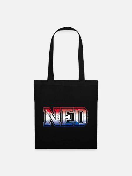 NED Niederlande - Stoffbeutel - Schwarz