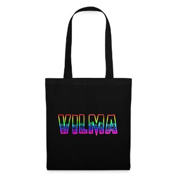 vilma rs arc-en-ciel - Sac en tissu - noir - Devant