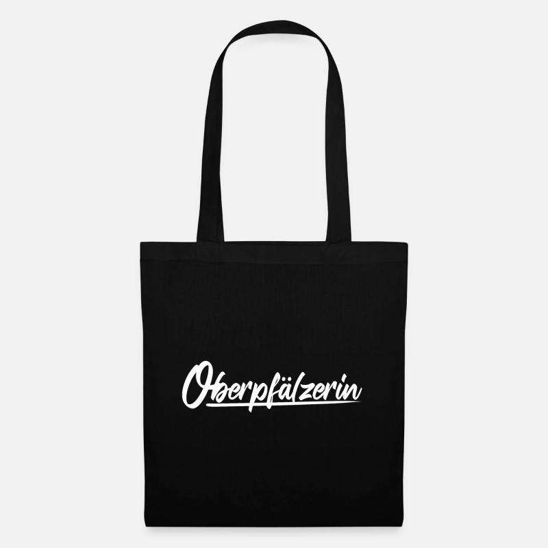 Cooles Oberpfälzerin Motiv Shirt Pullover Spruch - Stoffbeutel - Schwarz