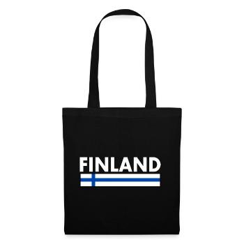 Finland - Tote Bag - black - Front