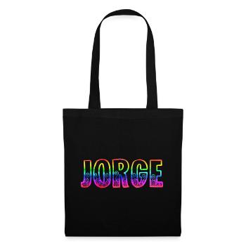 Jorge RS Arc-en-ciel - Sac en tissu - noir - Devant