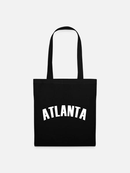 atlanta shirt - Stoffbeutel - Schwarz