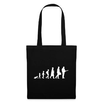 De l’enfant au guitariste - Sac en tissu - noir - Devant