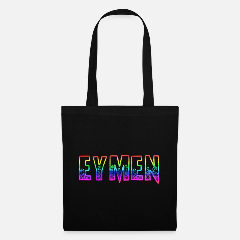eymen rs regenbogen - Stoffbeutel - Schwarz