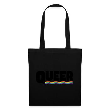 Rainbow Connection Embrace, Happy Pride - Stoffbeutel - Schwarz - Vorne