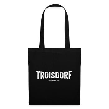 Troisdorf Original - Stoffbeutel - Schwarz - Vorne