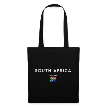 Drapeau sud-africain, fierté sud-africaine - Sac en tissu - noir - Devant