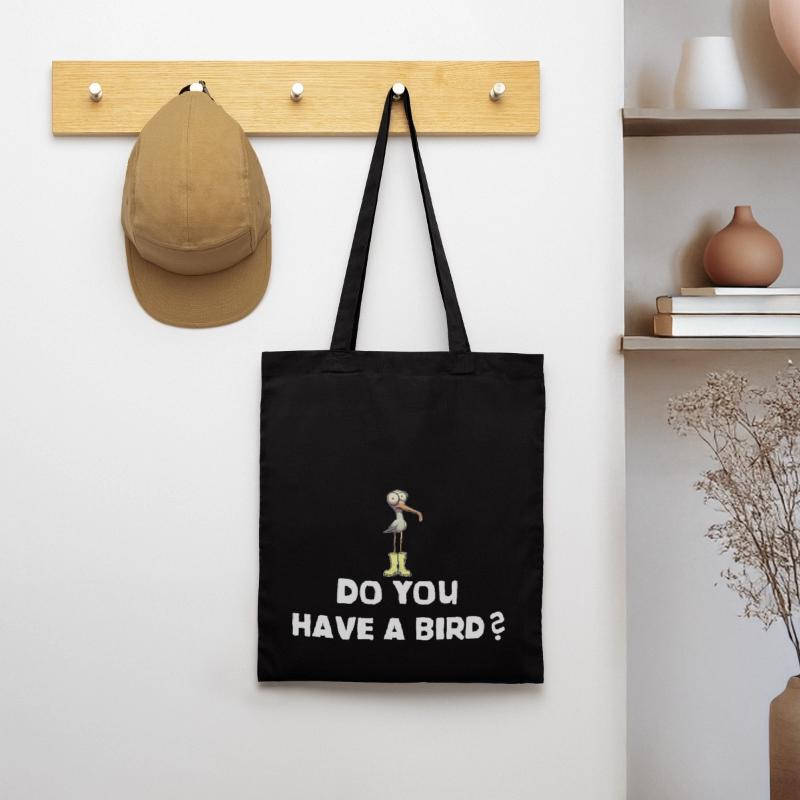 Sei Moewe Scheiss drauf Spruch oder Geschenkidee Stoffbeutel