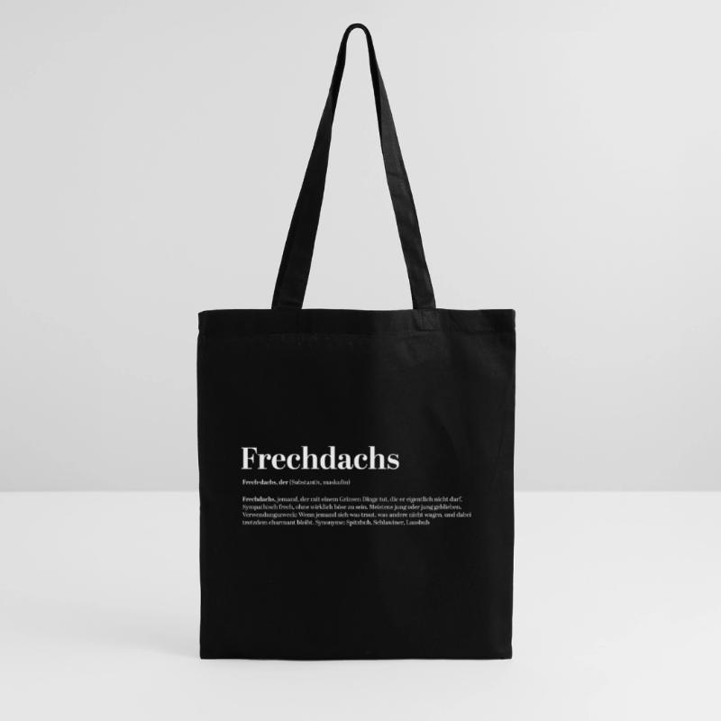 Frechdachs Définition Nom d’animal coquin lâche Sac en tissu
