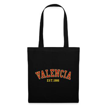 Valencia gegründet 1986 - Stoffbeutel - Schwarz - Vorne