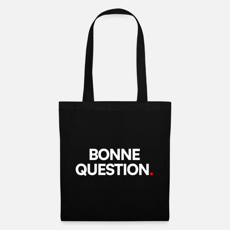 Bonne question - Sac en tissu - noir