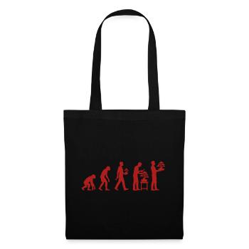Bonsaï Évolution des plantes Bonsaï japonaises - Sac en tissu - noir - Devant