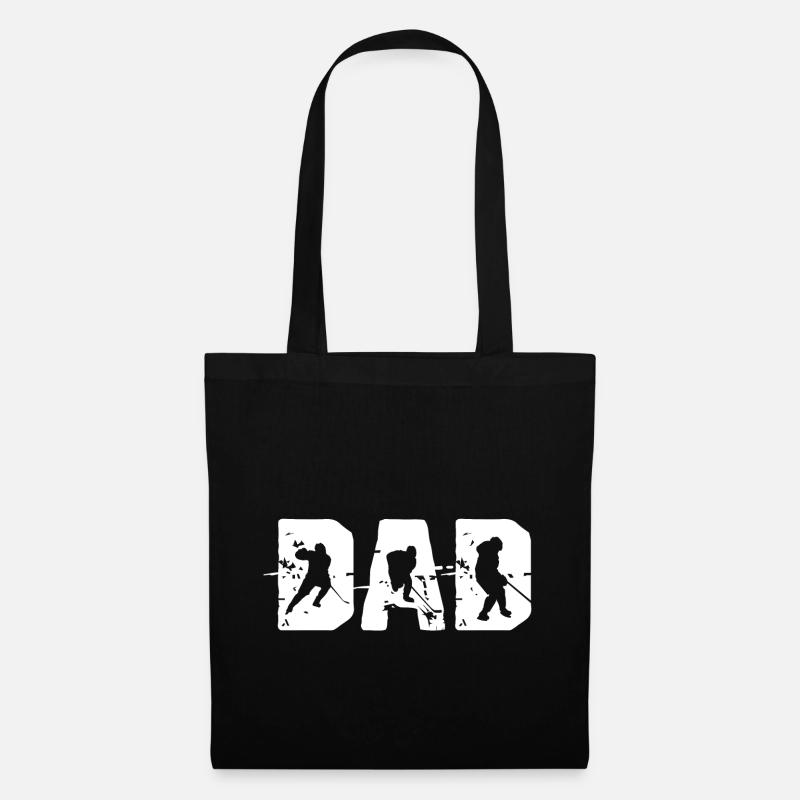 Eishockey Dad - Stoffbeutel - Schwarz