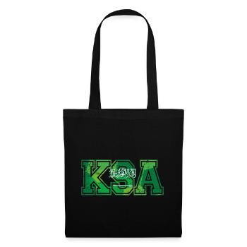 Arabie saoudite - Sac en tissu - noir - Devant