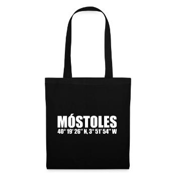 Móstoles coordinates - Tote Bag - black - Front