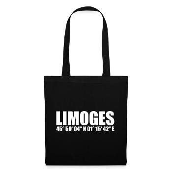 Limoges coordinates - Tote Bag - black - Front